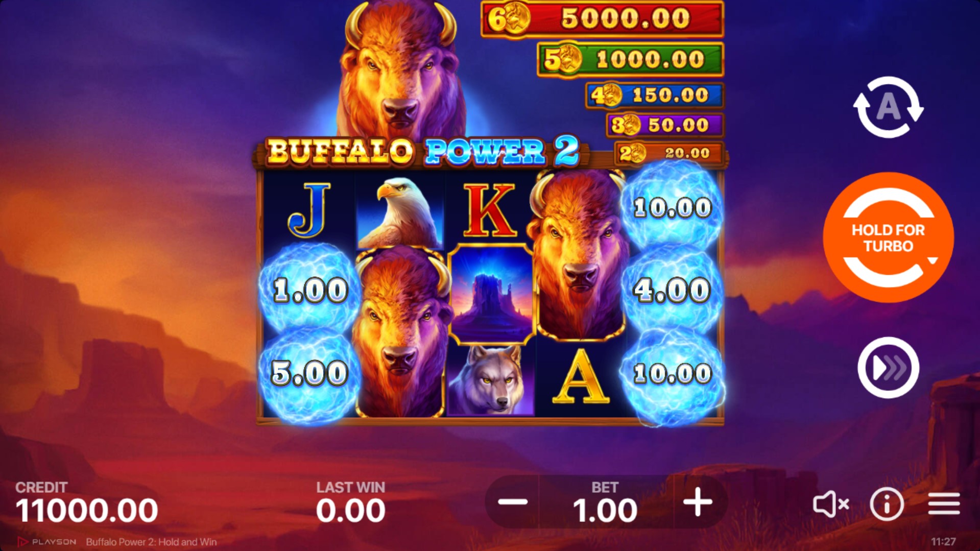 Buffalo Power 2: Halten und gewinnen