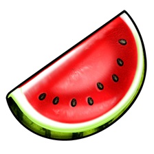 Wassermelone Zeichen in 5 Dazzling Hot Clover Chance