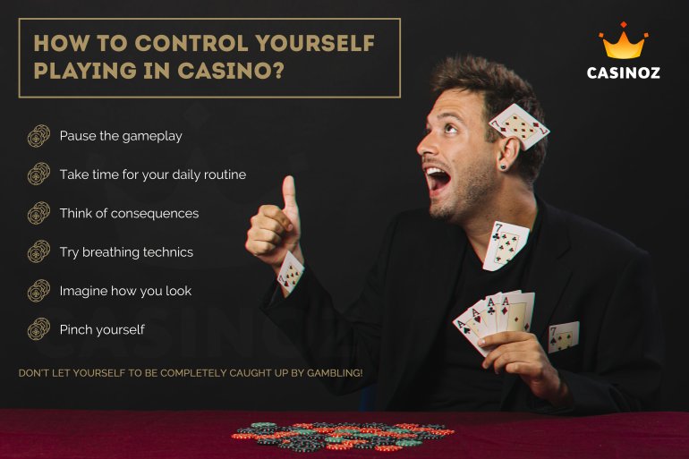 how to control yourself while Spielen im Casino?