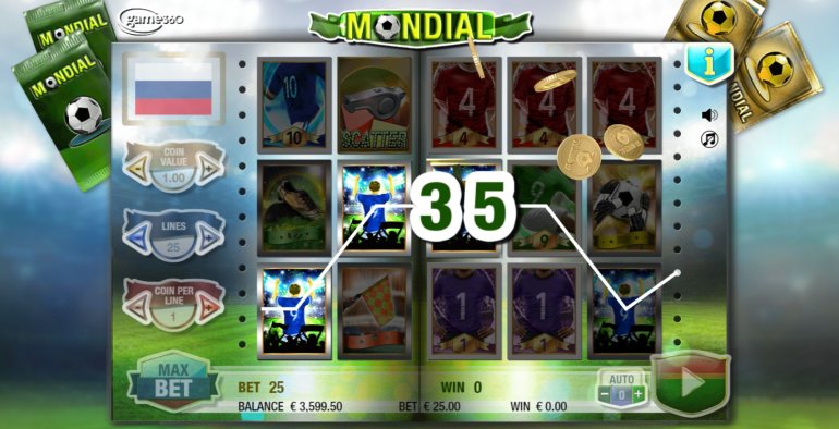 Mondial video slot