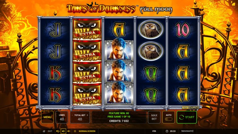 Tales of Darkness: Vollmond online slot