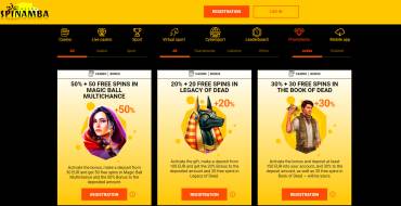 Free €5 Bonus at Spinamba Casino: Alle Werbeaktionen