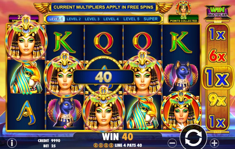 Königin des Goldes video slot