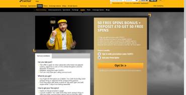 Betfair casino: Gratis-Spins