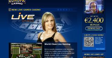 Europa casino: Legendäres Online-Kasino