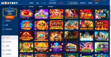 MostBet Casino: Spiele