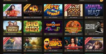 PlayFortuna casino: Spiele