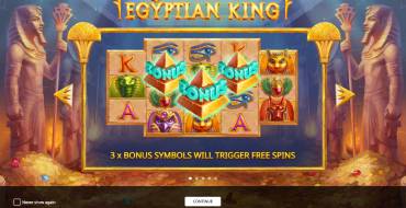 Egypt: Ägyptischer König Slot