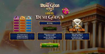 1 Reel Demi Gods V: Einzigartige Merkmale