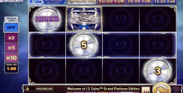 12 Coins Grand Platinum Edition: Spielautomat