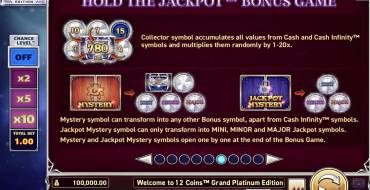 12 Coins Grand Platinum Edition: Bonus Spiele