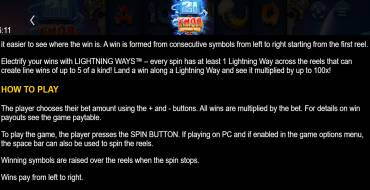 21 Thor Lightning Ways: Regeln