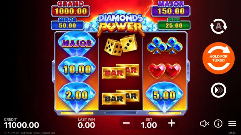 Diamonds Power: Halten und Gewinnen