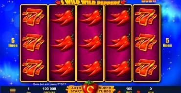 5 Wild Wild Peppers: Spielautomat