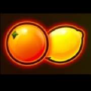 Orange, Zitrone Zeichen in Sunny Fruits 2: Hold and Win