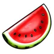 Wassermelone Zeichen in 40 Shining Crown Clover Chance