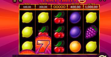 7 Fancy Fruits Flaming Link: Spielautomat