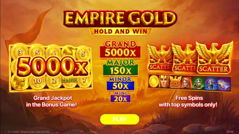 Empire Gold: Halten und Gewinnen