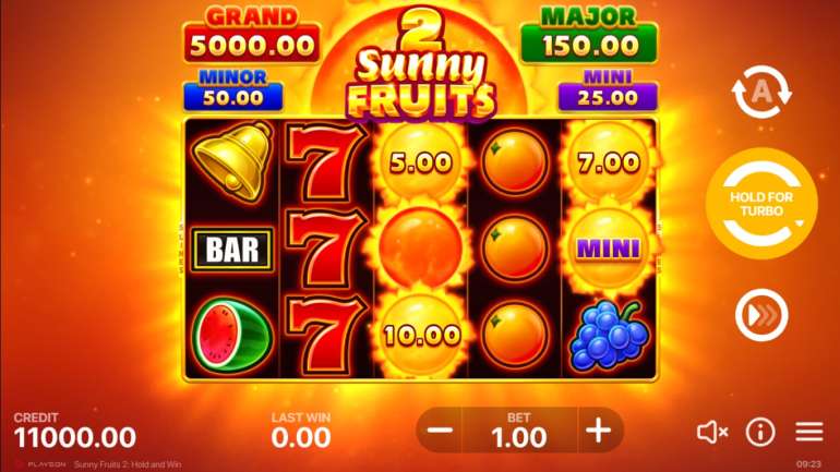 Sunny Fruits 2: Halten und Gewinnen