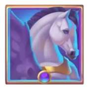 Pegasus Zeichen in Fortuna Gold