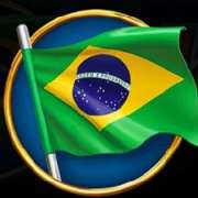 Flagge Zeichen in Ronaldinho Spins