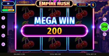 777 – Empire Rush: Gewinne