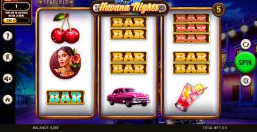 777 – Havana Nights: Spielautomat