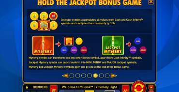 9 Coins Extremely Light: Bonus Spiele