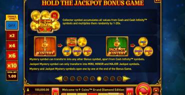 9 Coins Grand Diamond Edition: Bonus Spiele