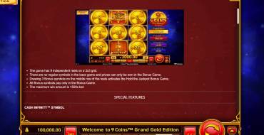 9 Coins Grand Gold Edition: Regeln