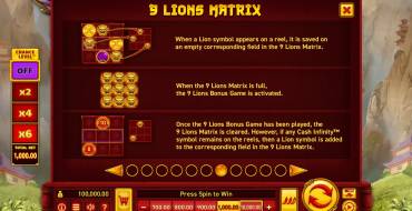 9 Lions Hold the Jackpot: Bonus Spiele