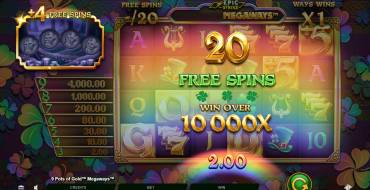 9 Pots of Gold Megaways: Gratis-Spins