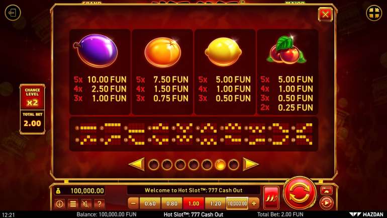 Heißer Slot: 777 Cash Out Grand Gold Edition