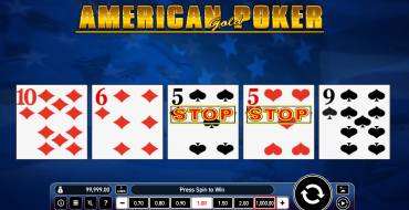 American Poker Gold: Spielautomat