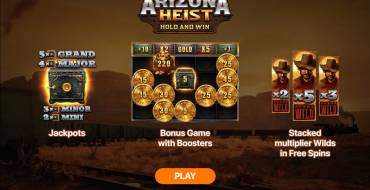 Arizona Heist: Hold and Win: Einzigartige Merkmale