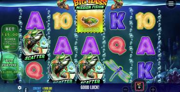 Big Bass Mission Fishin': Spielautomat