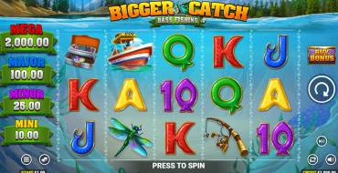 Bigger Catch: Bass Fishing: Spielautomat