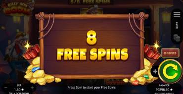 Billy Bob Boom: Gratis-Spins