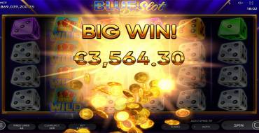 Blue Slot Dice: Gewinne