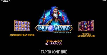 Blue Wizard: Spielautomat