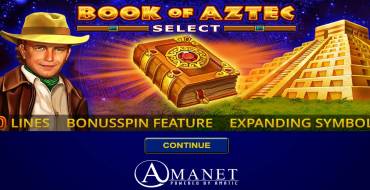 Book of Aztec Select: Spielautomat