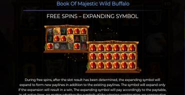 Book of Majestic Wild Buffalo: Bonus Spiele