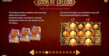 Book of Tattoo 2: Gratis-Spins