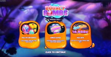 Bouncy Bombs: Einzigartige Merkmale