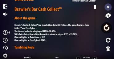 Brawlers Bar Cash Collect: Regeln