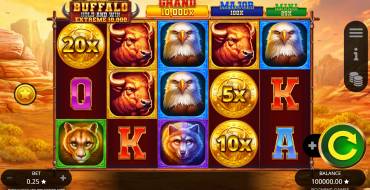 Buffalo Hold And Win Extreme 10000: Spielautomat