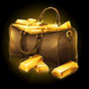 Eine Tasche voller Gold Zeichen in Cash Tank