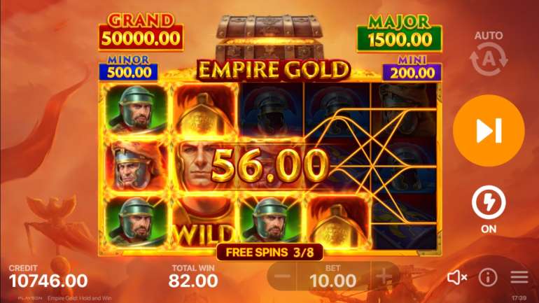 Empire Gold: Halten und Gewinnen