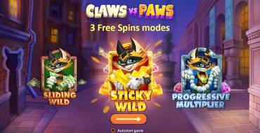 Claws vs Paws: Spielautomat