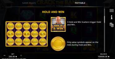 Crack the Bank Hold and Win: Bonus Spiele